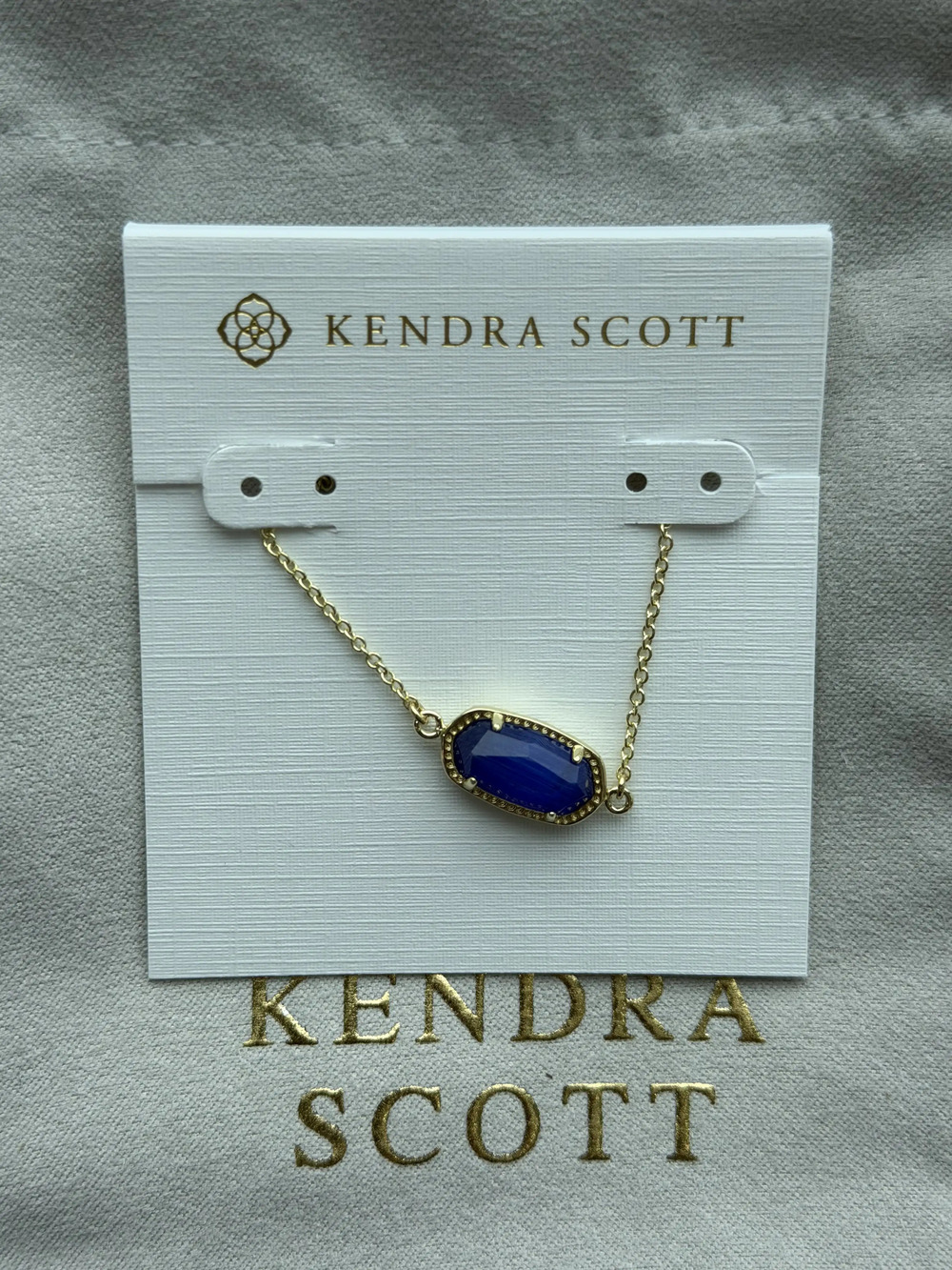 Kendra Scott Blue Pendant Bracelet